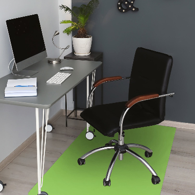 Office chair mat Pastel green color