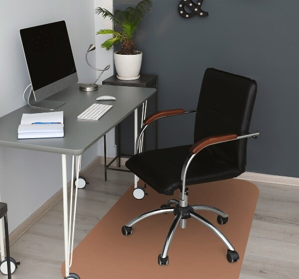 Office chair floor protector Copper color