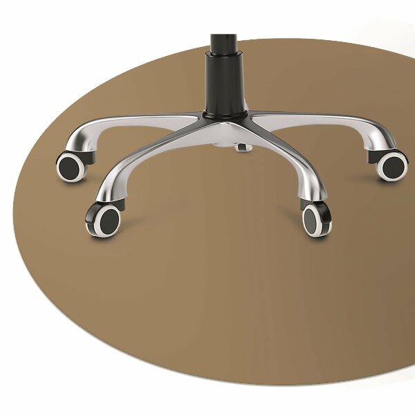 Office chair mat color Gold