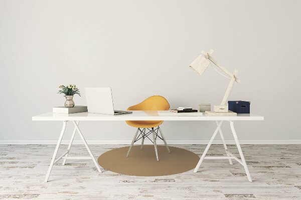 Office chair mat color Gold