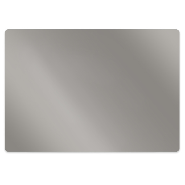 Office chair mat Silver color