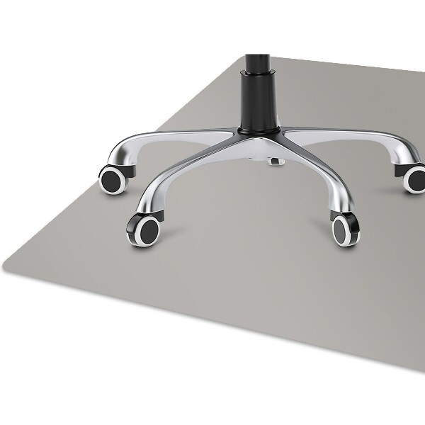 Office chair mat Silver color