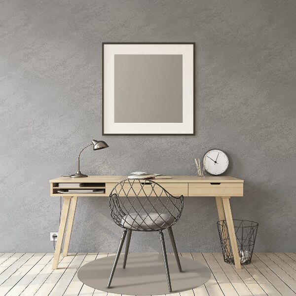 Office chair mat Silver color