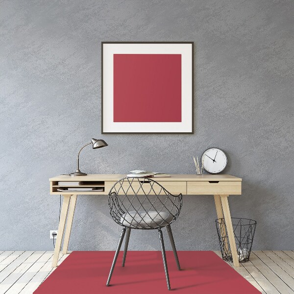 Office chair mat Burgundy color