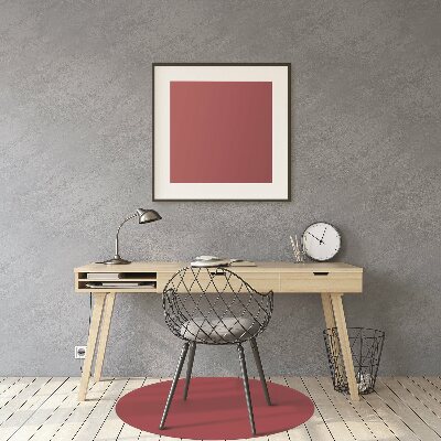 Office chair mat Burgundy color