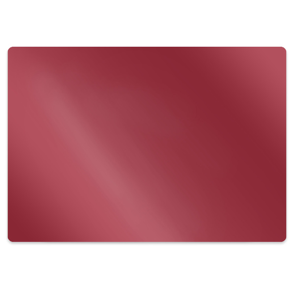 Computer chair mat Dark red color