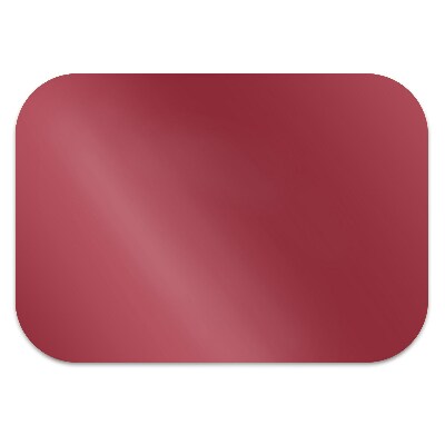 Computer chair mat Dark red color