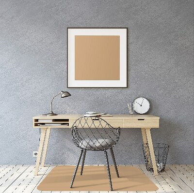 Desk chair mat Color Light brown