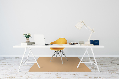 Desk chair mat Color Light brown