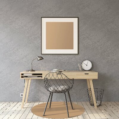 Desk chair mat Color Light brown