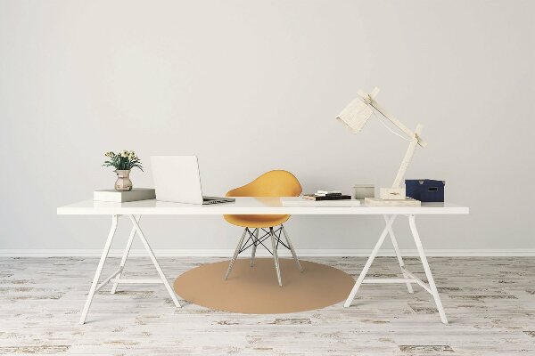 Desk chair mat Color Light brown