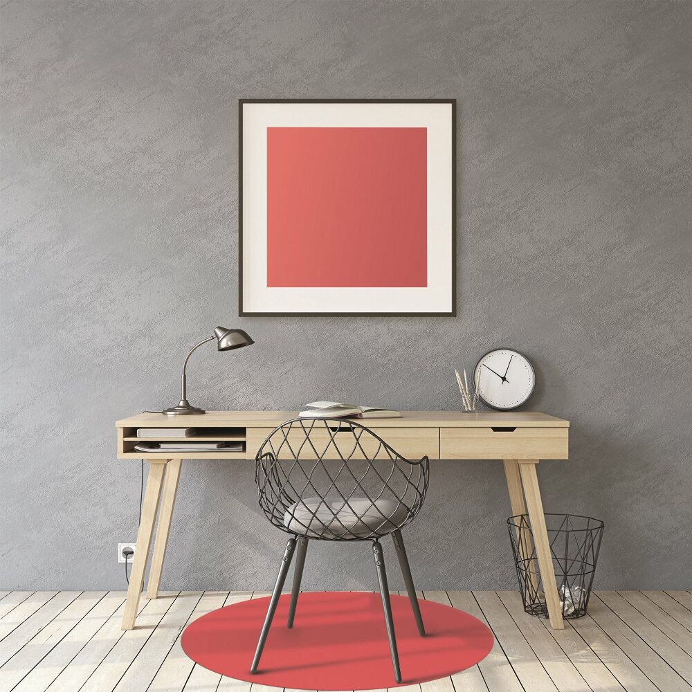 Red chair online mat