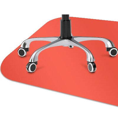 Office chair mat Bright orange color