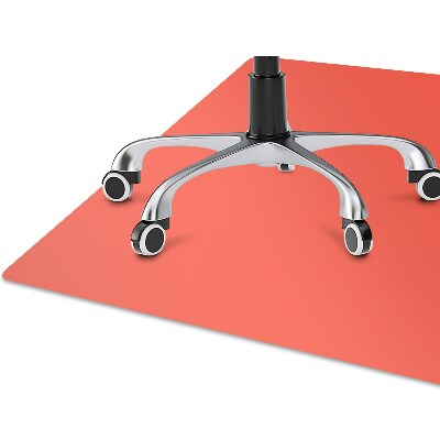 Office chair mat Bright orange color