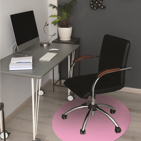 Computer chair mat Bright pink color