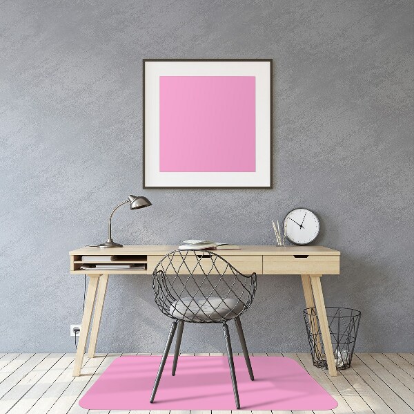 Computer chair mat Bright pink color