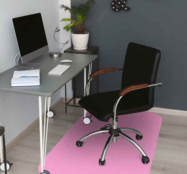 Computer chair mat Bright pink color
