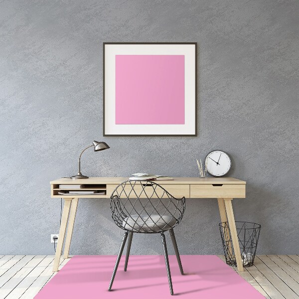 Computer chair mat Bright pink color