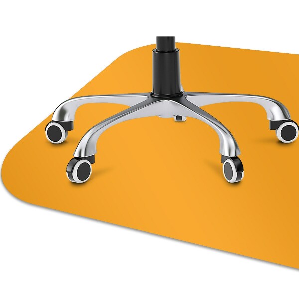 Computer chair mat Dark yellow color