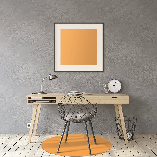 Computer chair mat Dark yellow color