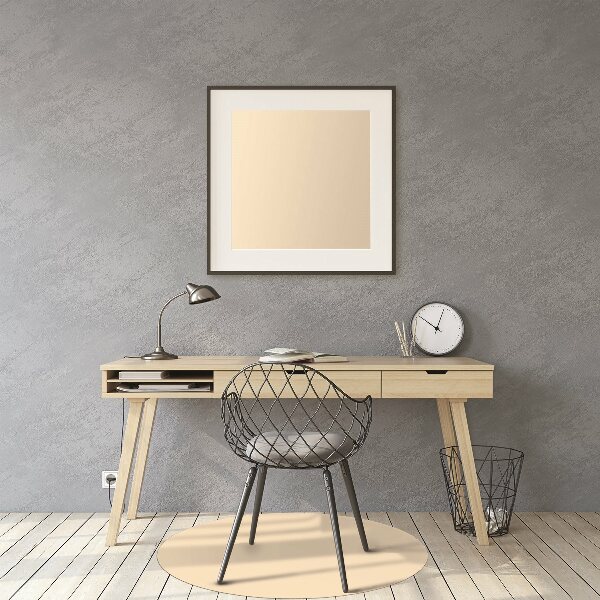 Office chair mat Beige colour