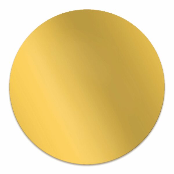 Desk chair mat Bright yellow color