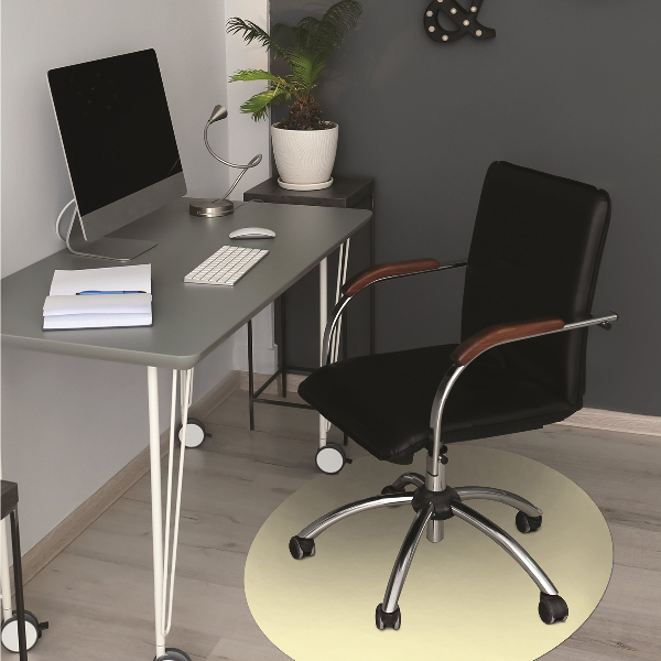 Office chair mat color Cream
