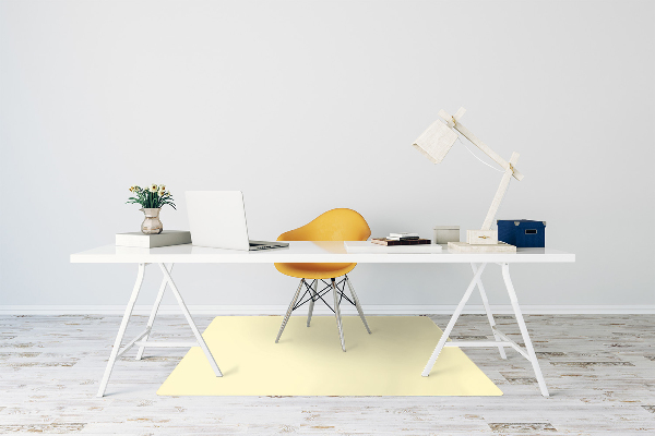 Office chair mat color Cream