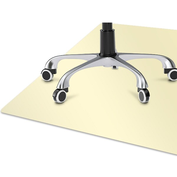 Office chair mat color Cream