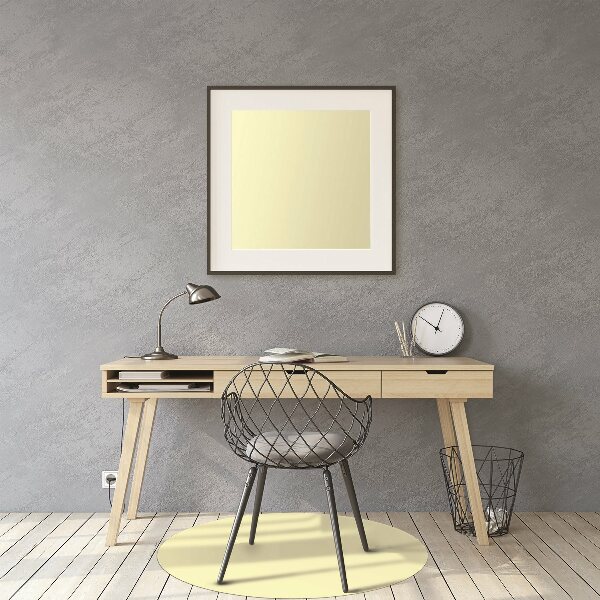 Office chair mat color Cream