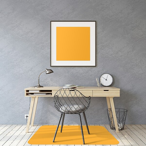 Office chair floor protector Indirect yellow color