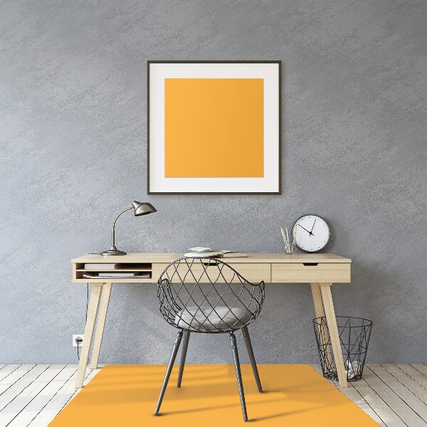 Office chair floor protector Indirect yellow color