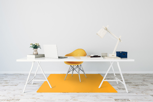 Office chair floor protector Indirect yellow color