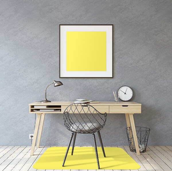 Office chair floor protector Lemon