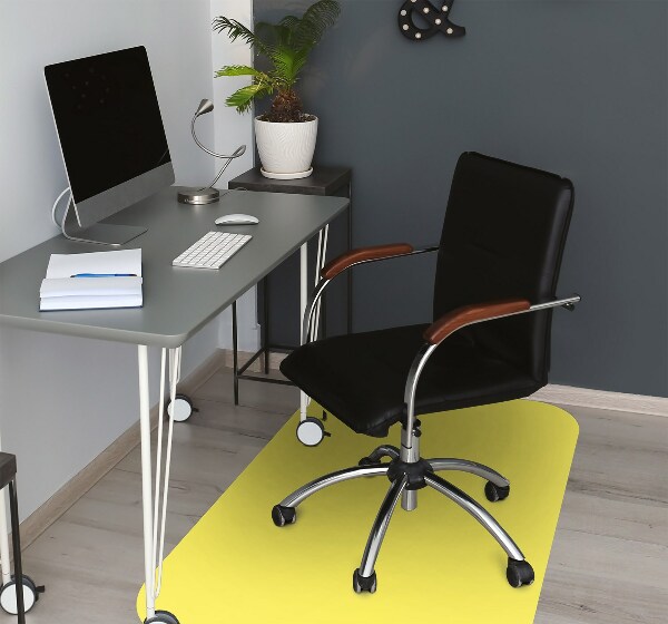 Office chair floor protector Lemon