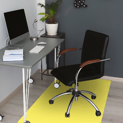 Office chair floor protector Lemon