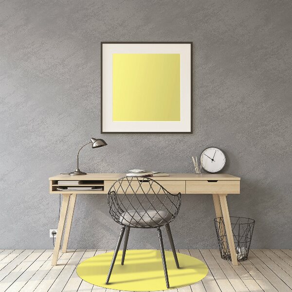 Office chair floor protector Lemon