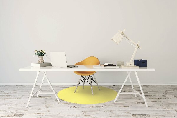 Office chair floor protector Lemon