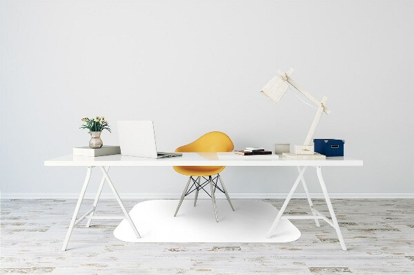 Office chair mat White color