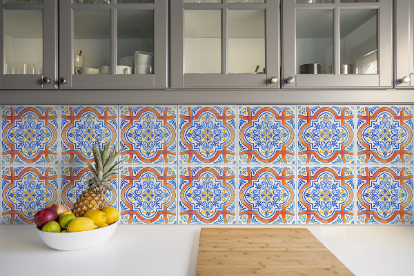 PCV tiles Azulejos style graphics