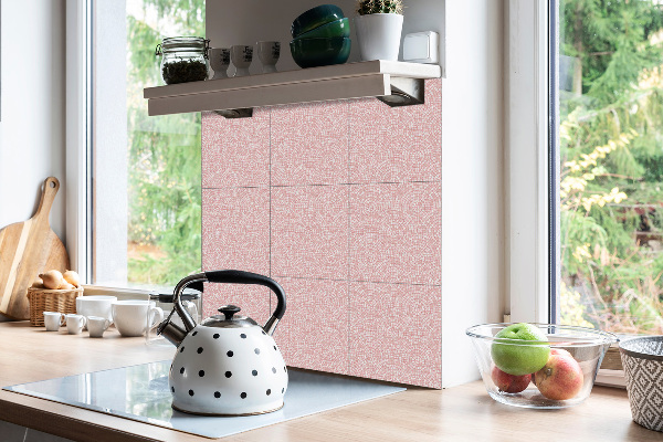 PCV tiles Ceramic pink mosaic