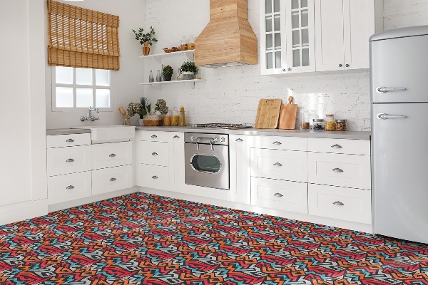 Vinyl flooring wall tiles Graffiti abstraction