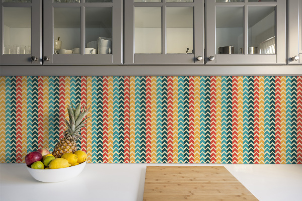 Vinyl wall floor panels Retro pattern