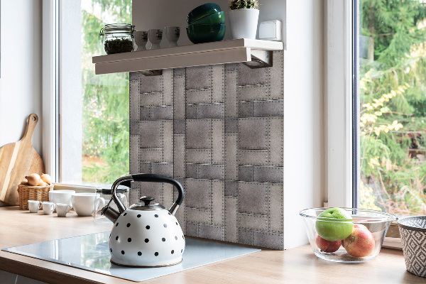 Vinyl flooring wall tiles Metal sheet texture