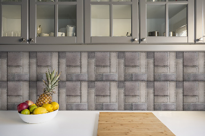 Vinyl flooring wall tiles Metal sheet texture