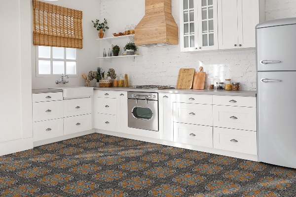 PCV paneling flooring Oriental pattern