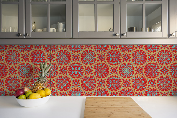 PCV paneling flooring Arabic floral pattern