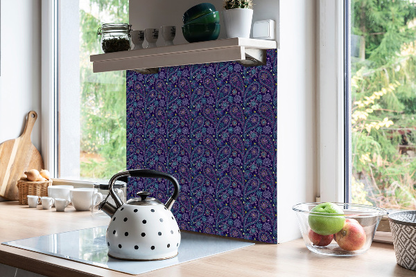 PCV paneling flooring Paisley pattern