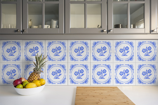 PCV paneling flooring Azulejos flower