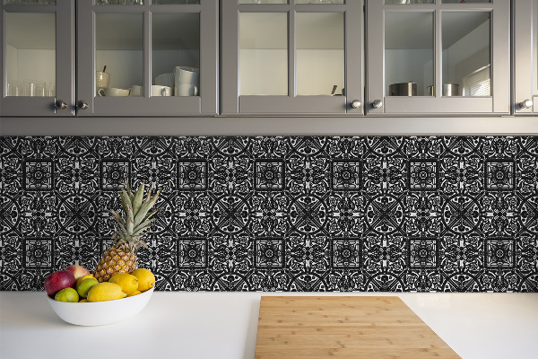 Vinyl wall floor panels Middle eastern vintage pattern